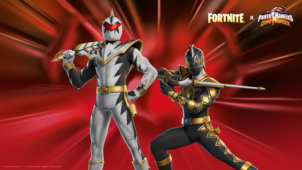 Fortnite Power Rangers Dino Thunder
