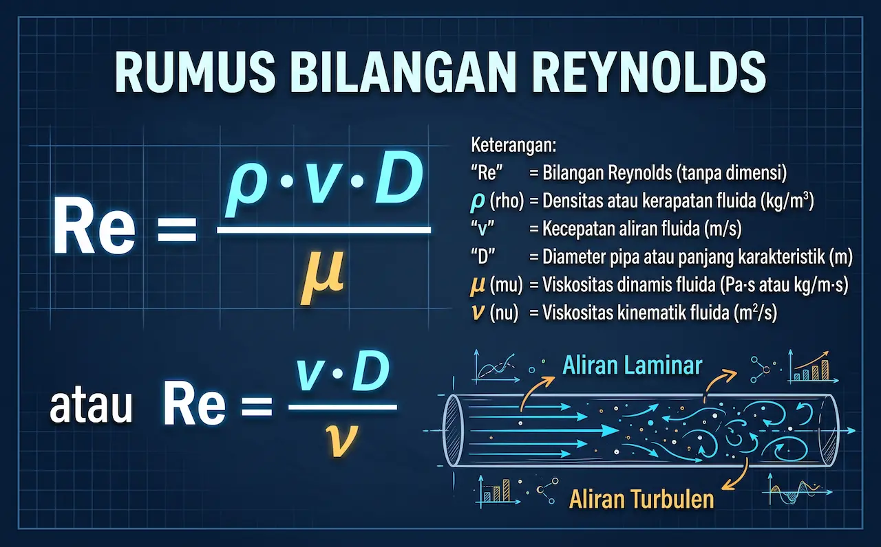 Cara Menghitung Bilangan Reynolds